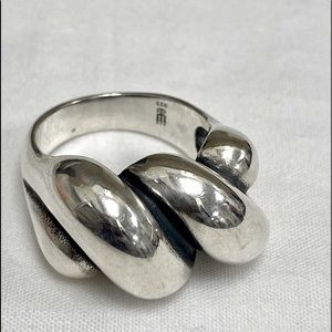 James Avery Sterling sisterhood ring size 7